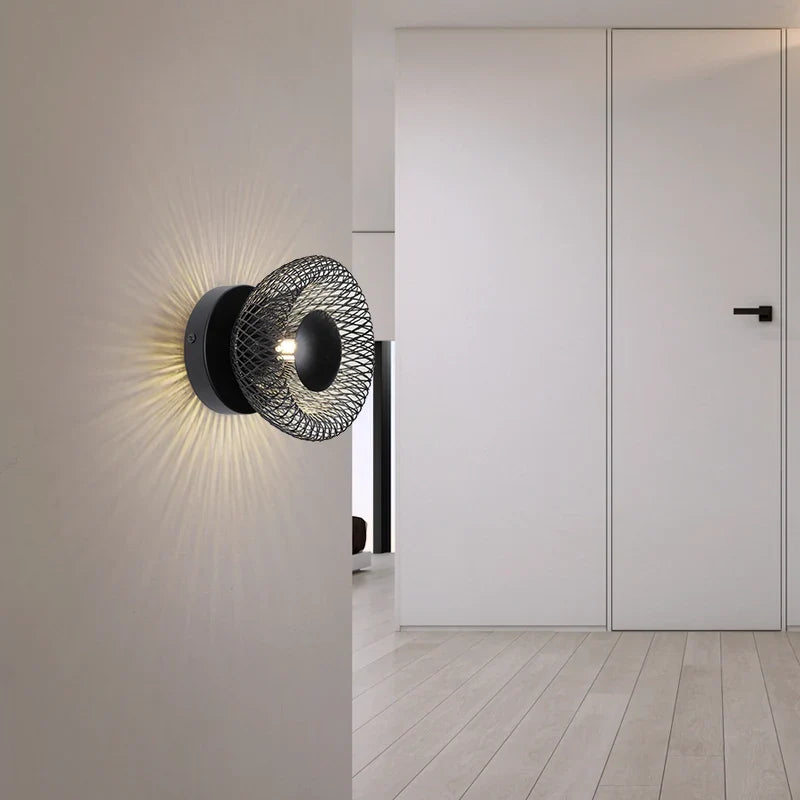 Applique murale — En fer design corne italienne pour décoration intérieure à LED