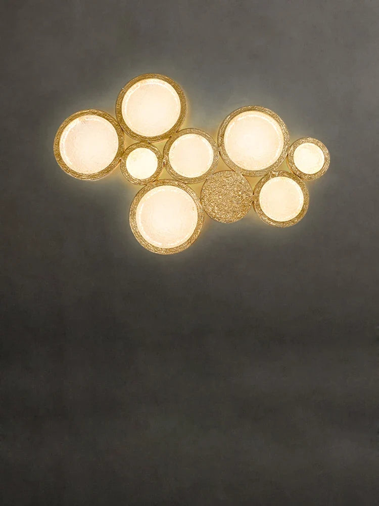Applique murale en cuivre avec miroir magique pour décoration intérieure Marceau Voûte - Présence Décorative & Harmonie Intérieure