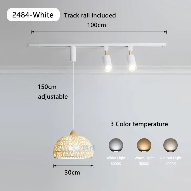 Suspension led en bois pour table à manger nordique Jules Unisson - Une Présence Sobre et Élégante