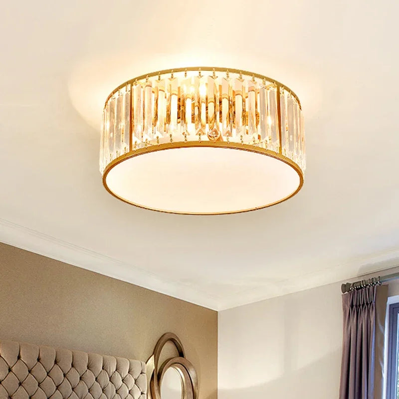 Plafonnier led en cristal décoration intérieure moderne pour votre espace Eugène Poème - Jeux de Reflets & Présence Raffinée