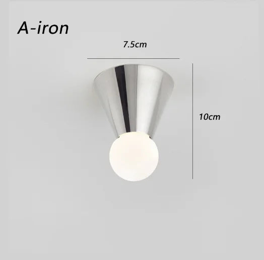 Plafonnier — En laiton éclairage intérieur nordique simple décoratif