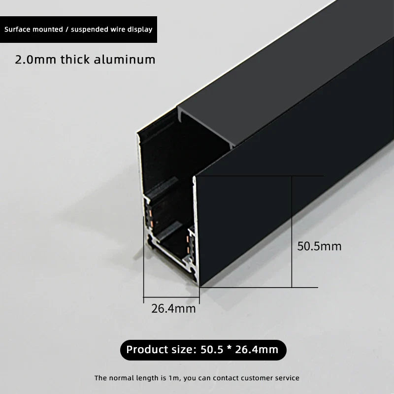 lampe led magnétique intensité variable sans bordure rails surface zigbee