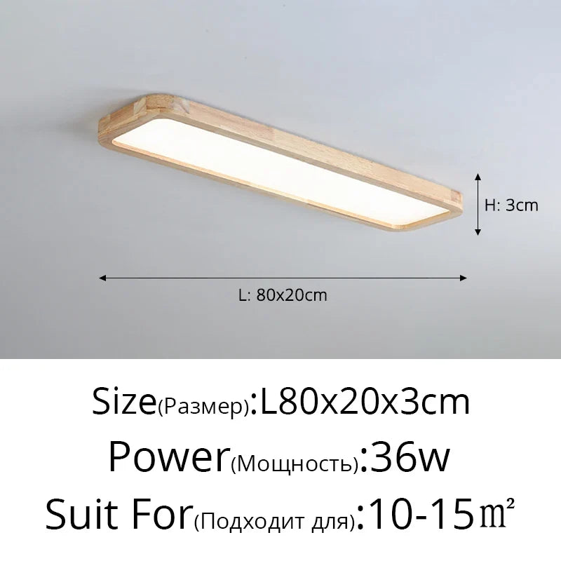 Plafonnier — LED ultra-mince style nordique pour divers usages