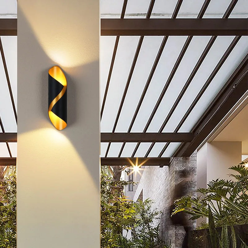 Applique murale — LED étanche moderne pour extérieur et intérieur