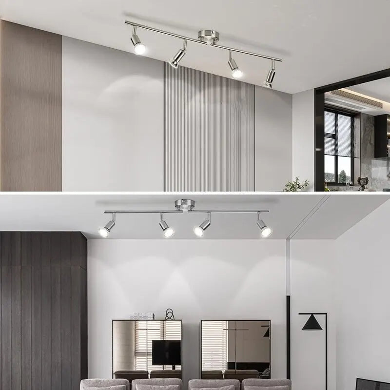 Plafonnier LED réglable multi-angle Léontine Élan en Aluminium - Simplicité & Caractère au Quotidien