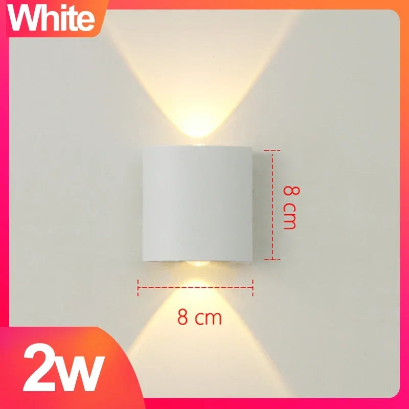 Applique murale — LED extérieur étanche aluminium haut bas zbw0010