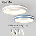 Plafonnier led nordique macaron lumière circulaire moderne éclairage maison Rémi Épurelle - Lignes Épurées & Atmosphère Sereine