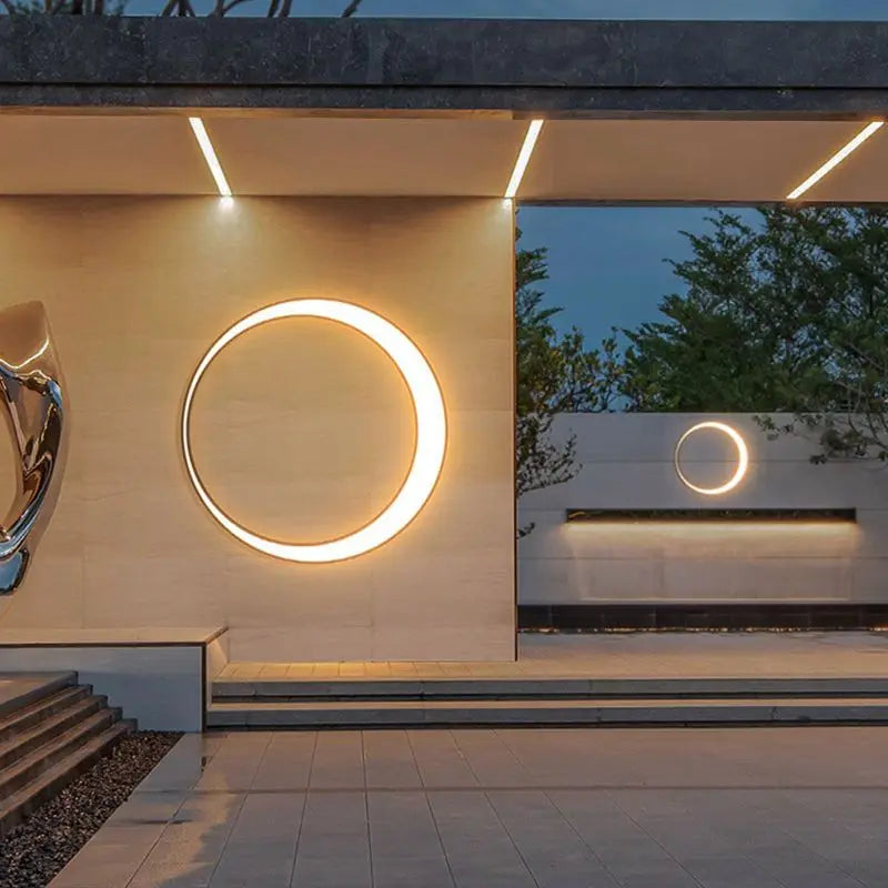 Applique murale — Extérieure moderne étanche design pour jardin et terrasse