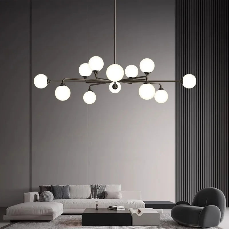 Lustre — Moderne en verre suspendu pour décoration maison