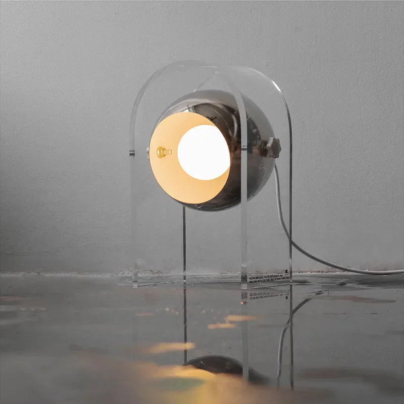 lampe de chevet design en acrylique pour intérieur moderne