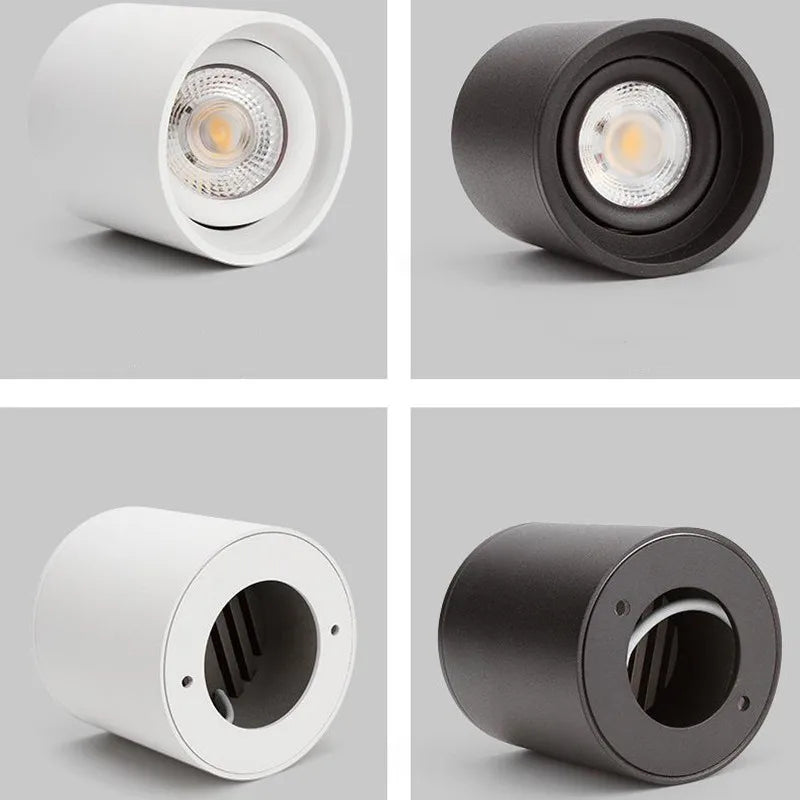 Spot led surface monté rond pour meubles de cuisine Solène Épurelle - Formes Arrondies & Harmonie Visuelle