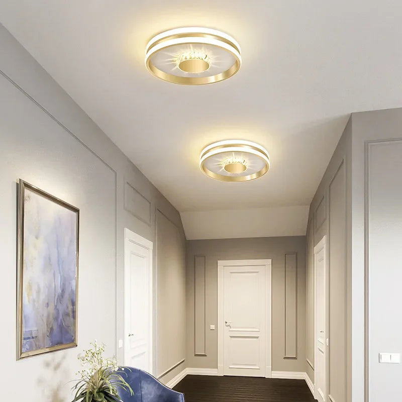 Plafonnier led luxueux pour intérieur moderne et lumineux Lucille Alizé en Cristal - Éclat du Cristal & Décor Singulier