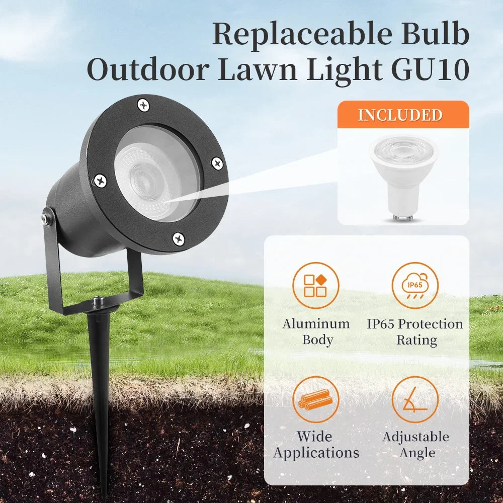 lampe led extérieure pour jardin éclairage paysager étanche et décoratif