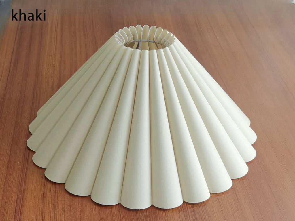 Abat-jour pétales démontable en tissu pour lampe à poser et lampadaire E26 E27 – Pétalys