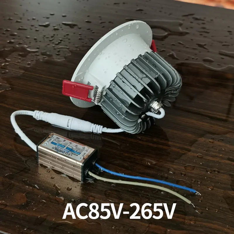 Spot — LED étanche dimmable pour éclairage extérieur intégré