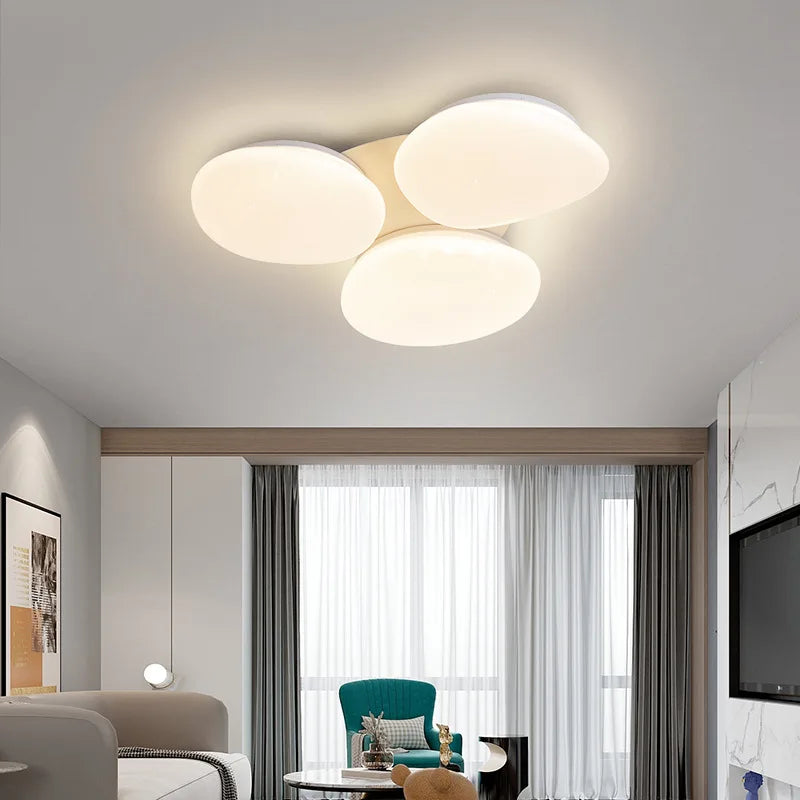 Plafonnier led de style nordique avec simplicité créative Noé Symphonie - Esprit Épuré & Harmonie Intérieure