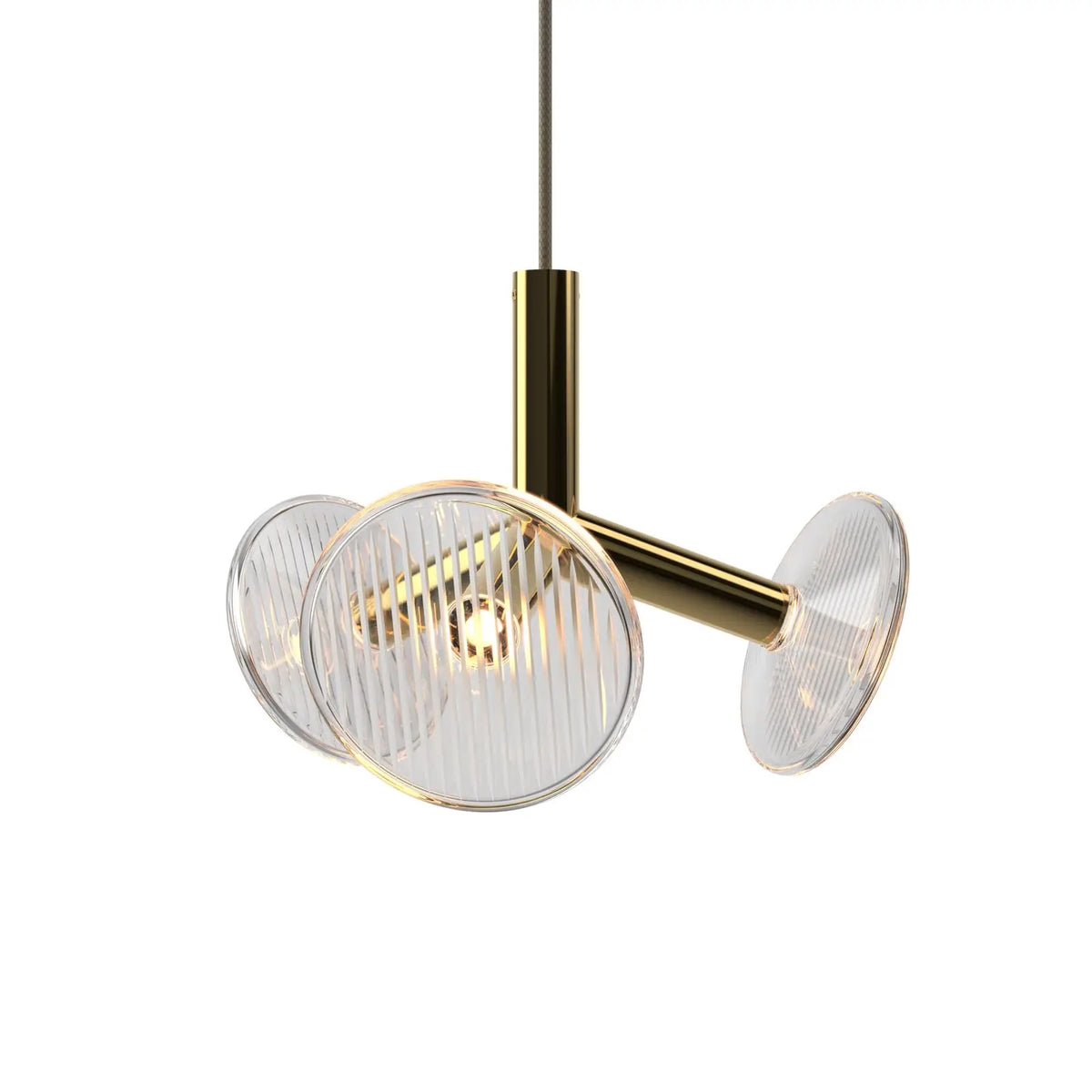 Lustre — Postmoderne en verre style américain pour décoration intérieure