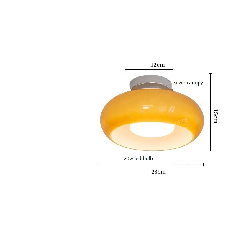 Plafonnier — Moderne nordique en verre LED iwhd
