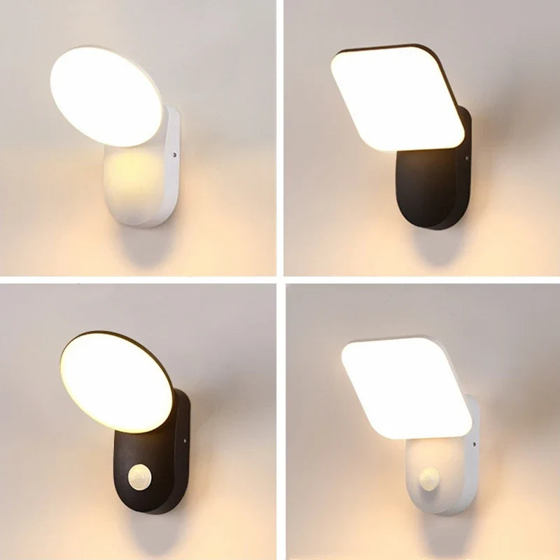 Applique murale — Extérieure LED avec capteur de mouvement étanche décorative