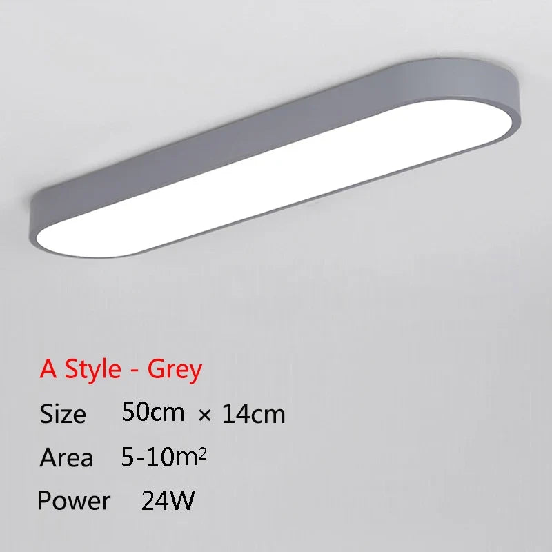 Plafonnier — Plafond moderne à LEDs lumières balcons couloirs chambres décoration de la maison éclairage intérieur cuisine Restaurant plafonnier