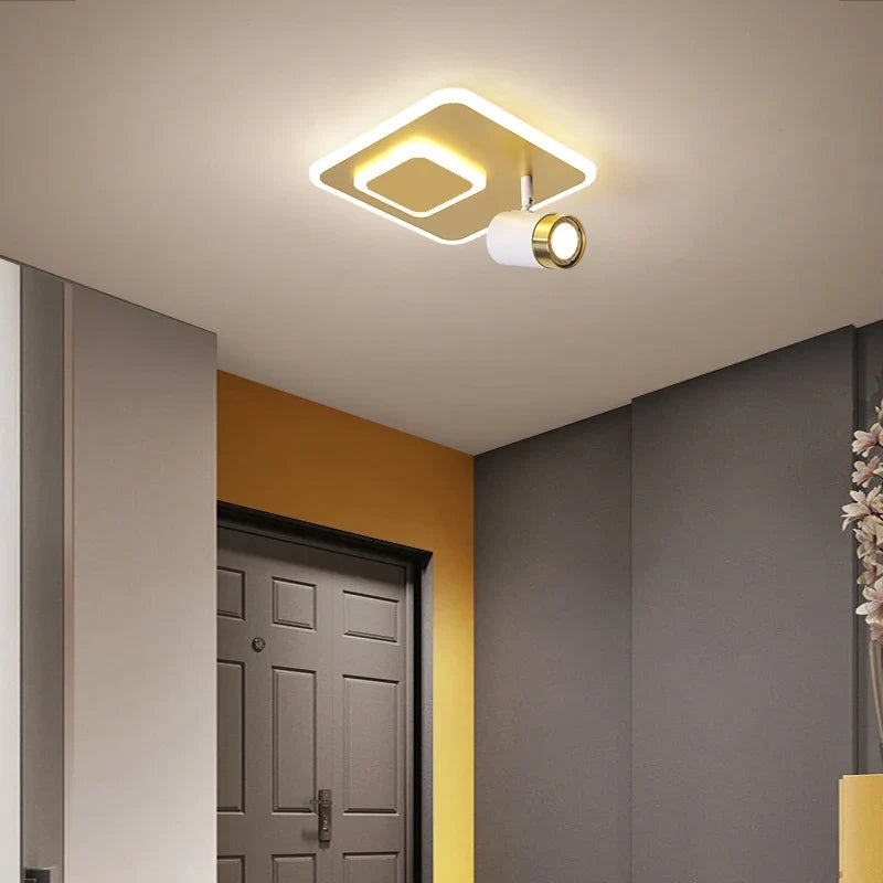 Spot led monté en surface pour allée et porche Pia Orée en Aluminium - Lignes Dessinées & Décor Raffiné