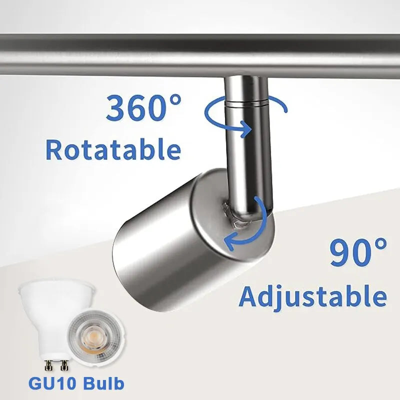 Plafonnier LED réglable multi-angle Léontine Élan en Aluminium - Simplicité & Caractère au Quotidien