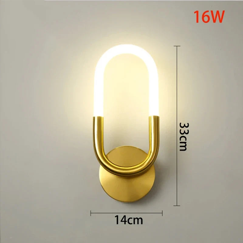 Applique murale — LED en silice design moderne décoratif d'intérieur