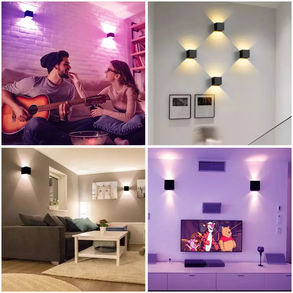 Applique murale — Extérieure intelligente avec lumière rgb et cct