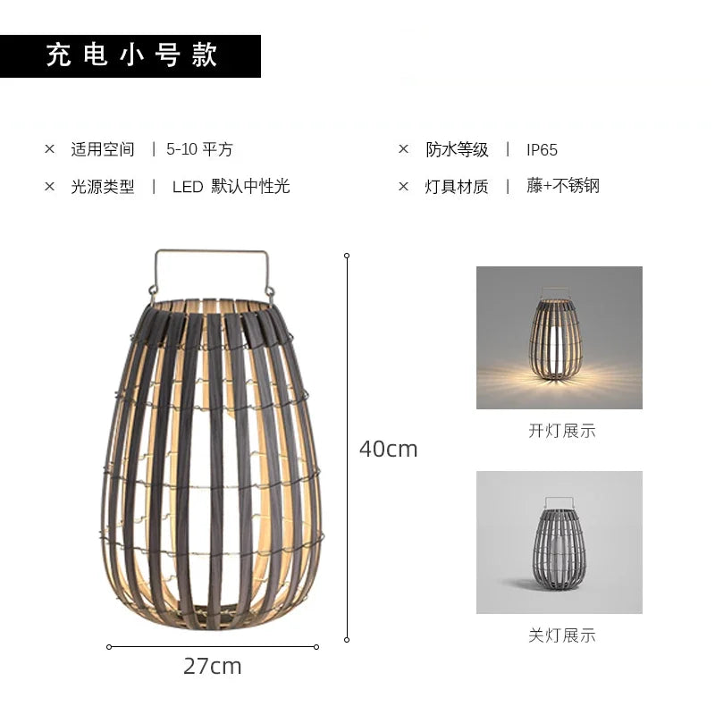 lampadaire solaire étanche pour jardin et espace extérieur