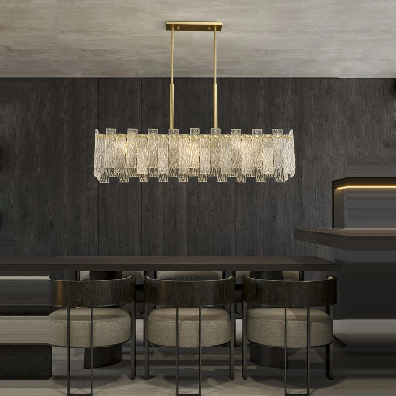 Plafonnier design rond à couches en cuivre doré Émilien Cadence - Éclat du Métal & Élégance Intérieure