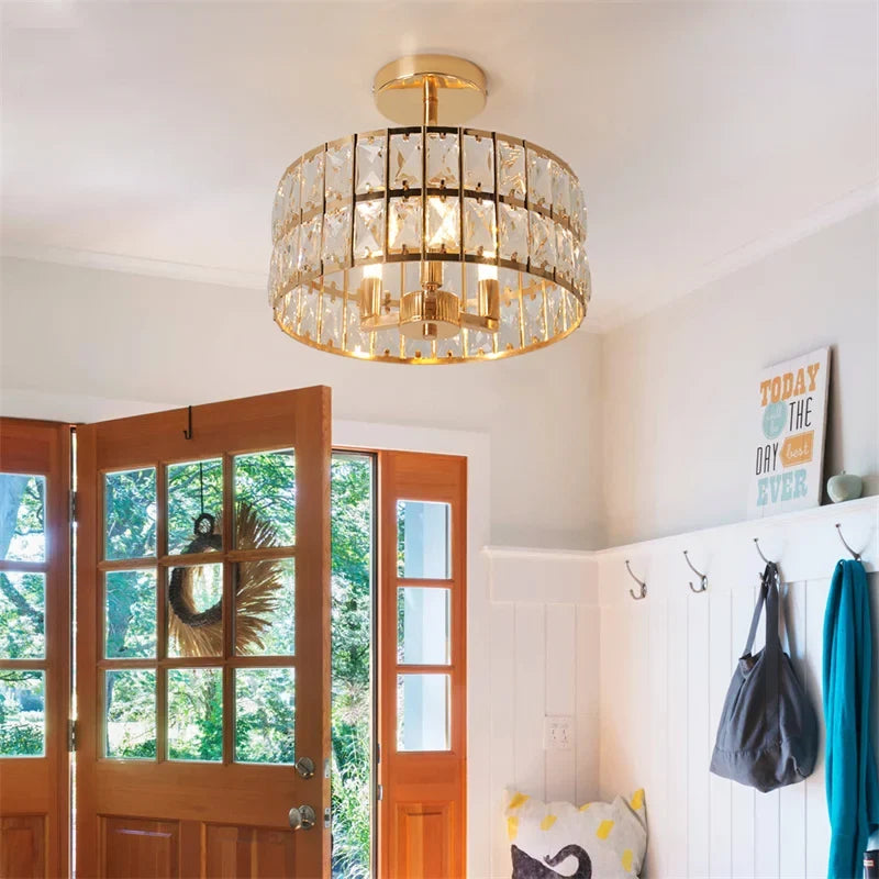 Abat-jour — Nordiques pour chambre Lustre couloir vestiaire plafonnier Luminaire Lampa Sufitowa abat-jour suspendu décor à la maison