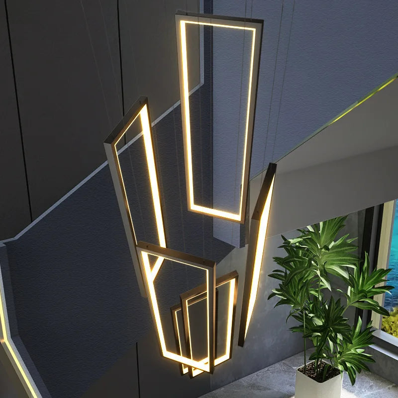 Plafonnier nordique moderne pour loft et espaces créatifs Oscar Césure - Lignes Épurées & Atmosphère Sereine