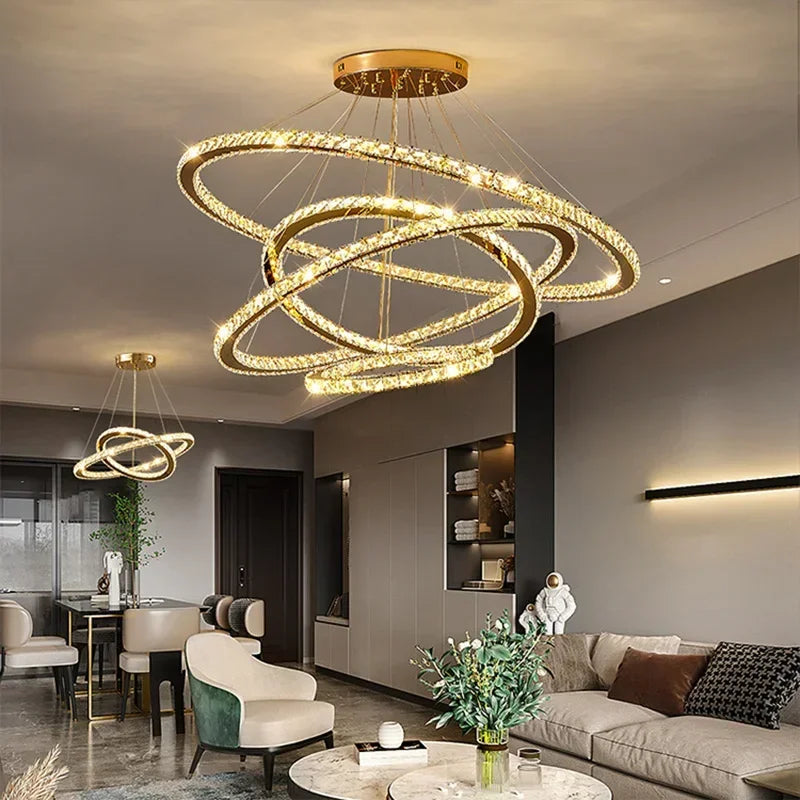 Lustre — En cristal winfordo pour hall d'exposition