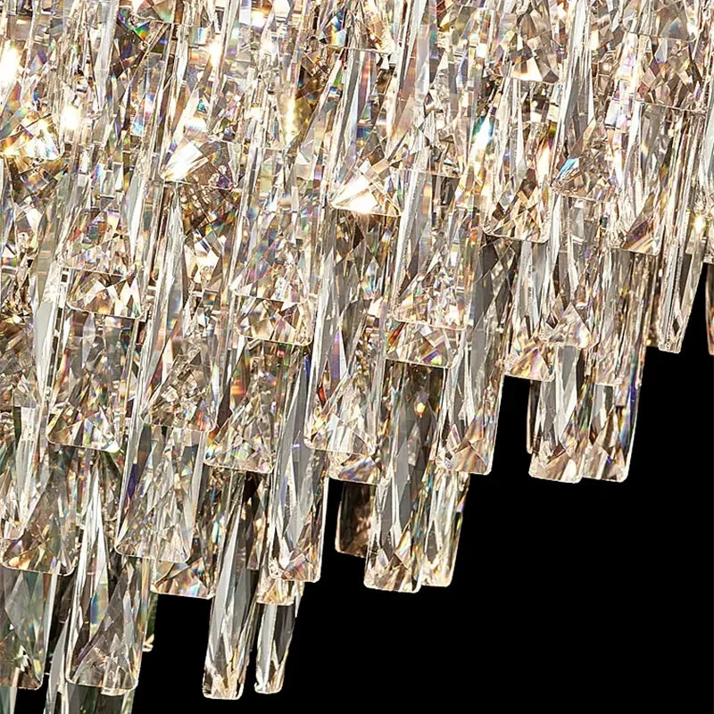 Lustre — En cristal de luxe pour décoration intérieure