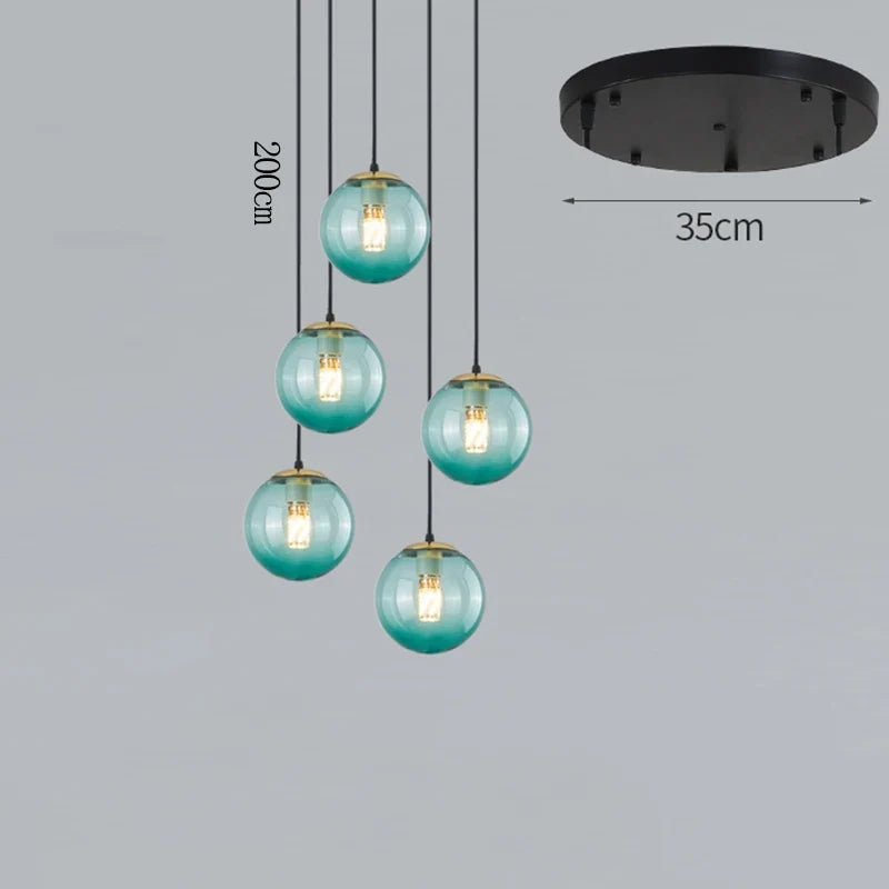 Plafonnier — Nordique décor à la maison salle à manger suspension lumières éclairage intérieur plafonnier suspension lustre lampes pour salon