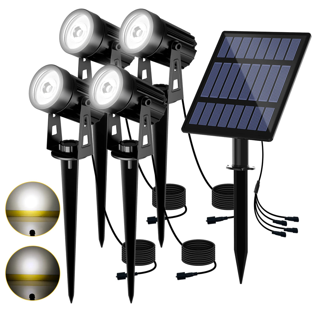 Spot solaire LED extérieur, blanc chaud, blanc froid ou RVB, IP65 – Luméria