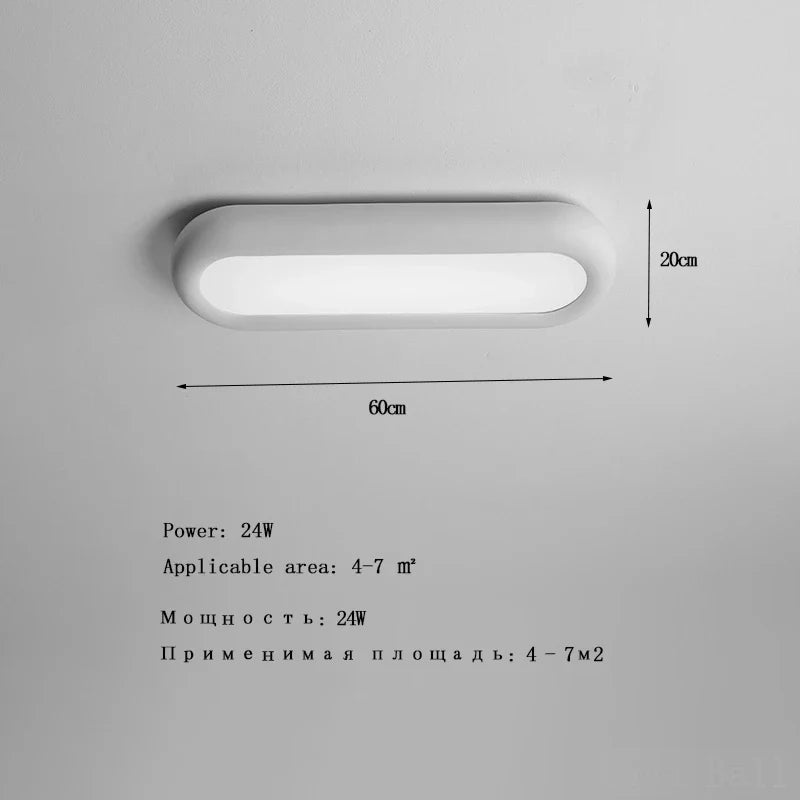 lampe de couloir moderne simple avec spectre complet