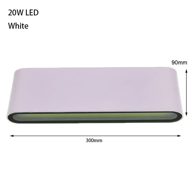 Applique murale — LED moderne étanche luminaire décoratif intérieur extérieur aluminium