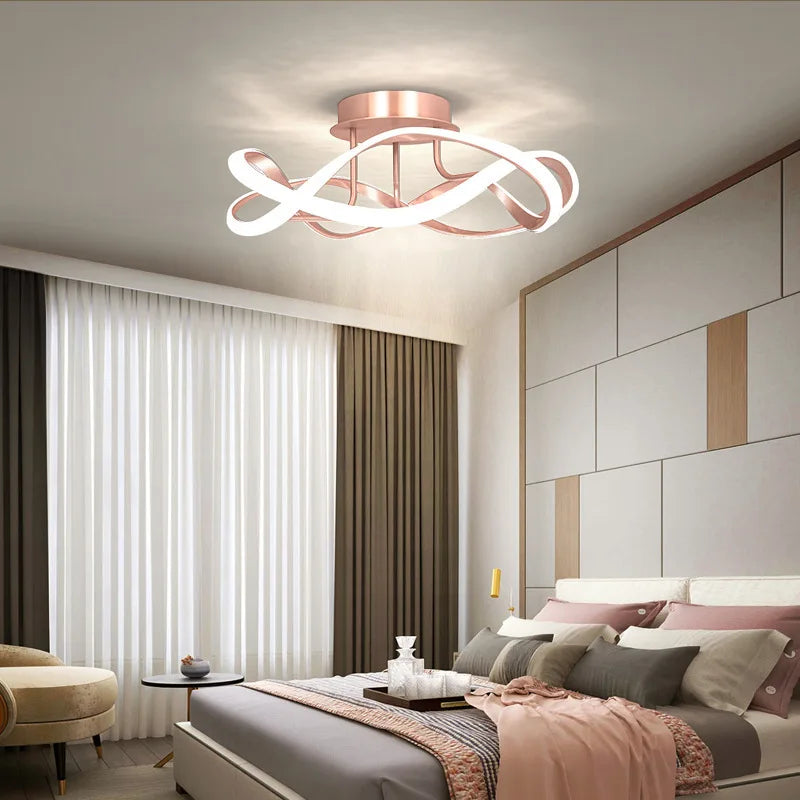 Plafonnier — LED modernes pour salon salle à manger couloir chambre cage à oiseaux intérieur décor à la maison