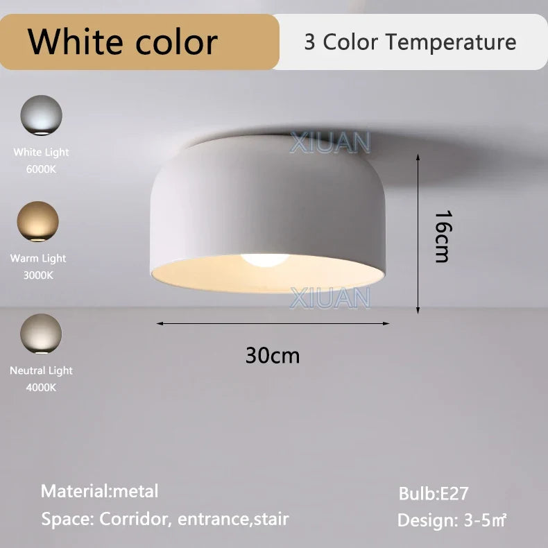 Plafonnier — LED moderne en fer métal pour hôtel et allée