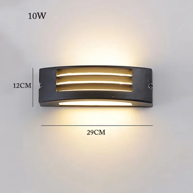 Applique murale — LED moderne étanche pour intérieur et extérieur