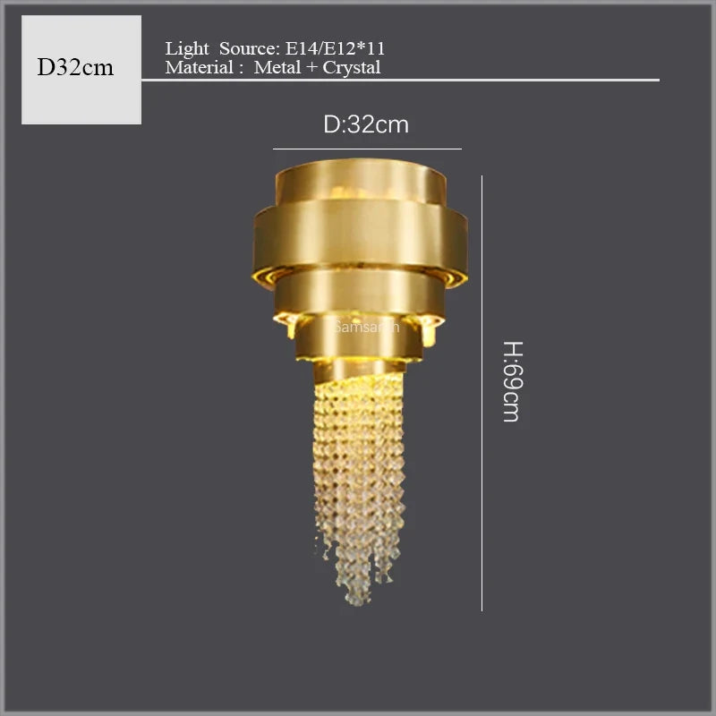 Lustre — En cristal design moderne pour une décoration élégante