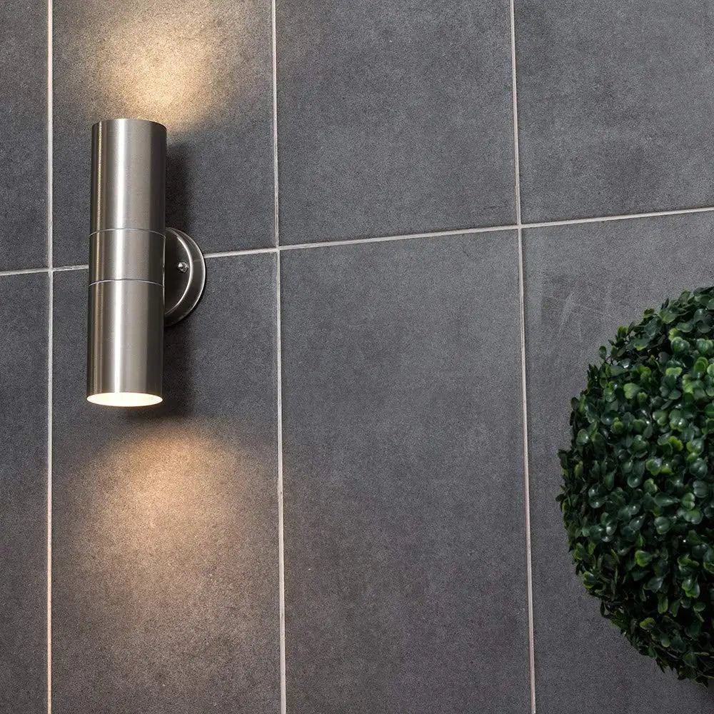 Applique murale — Extérieure en acier inoxydable étanche moderne pour jardin
