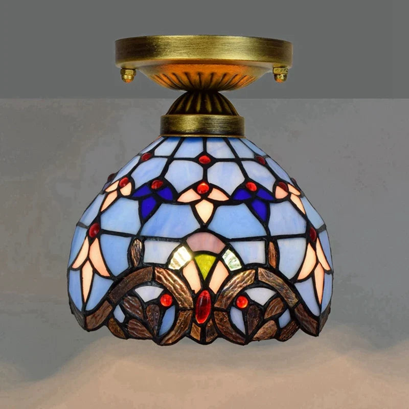 Plafonnier moderne en éclairage led nordique pour balcon et allée Hélène Cantate en Verre - Reflets Délicats & Élégance Visuelle