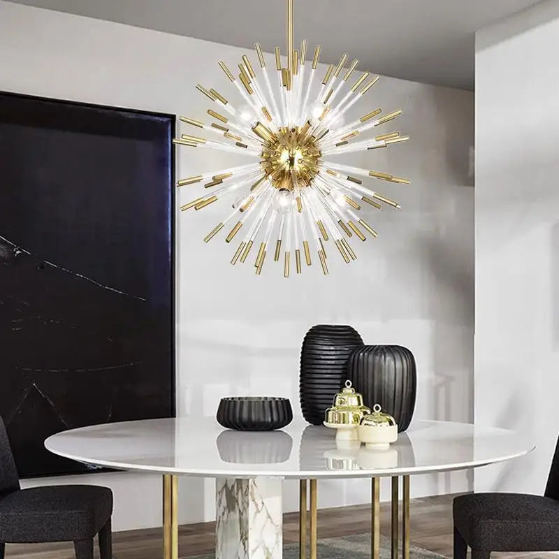 Lustre — De luxe en forme de pissenlit éclairage décoratif en stock