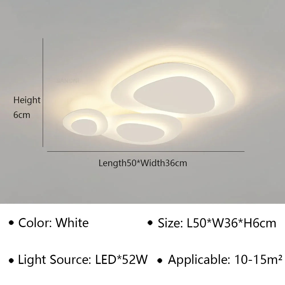 Plafonnier led moderne pour décoration intérieure et éclairage élégant Léopold Sérénade - Esprit Contemporain & Décor Élégant