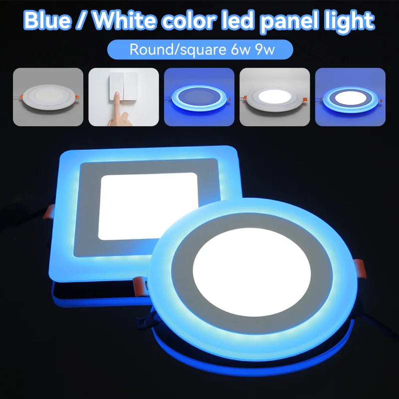 Plafonnier encastré à led lumière froide design moderne pour intérieur Nora Nocturne - Esprit Contemporain & Décor Élégant