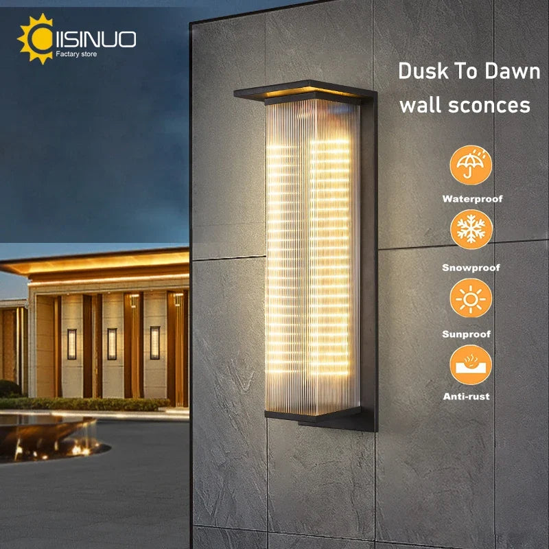 Applique murale — Solaire étanche pour éclairage extérieur nocturne