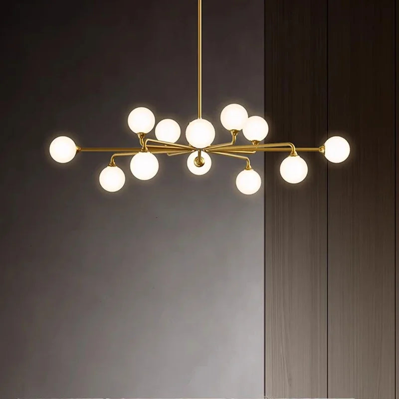 Lustre — Moderne en verre suspendu pour décoration maison