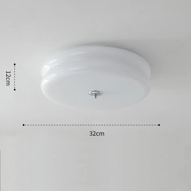 Plafonnier — Rétro en verre pour un style nordique élégant
